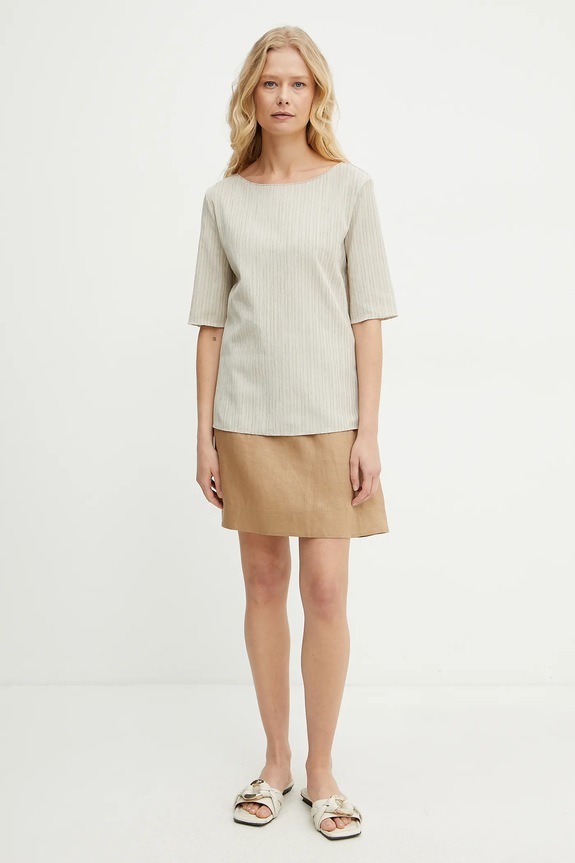 Blúzka MM by Max Mara 2516941028600 béžová SS25