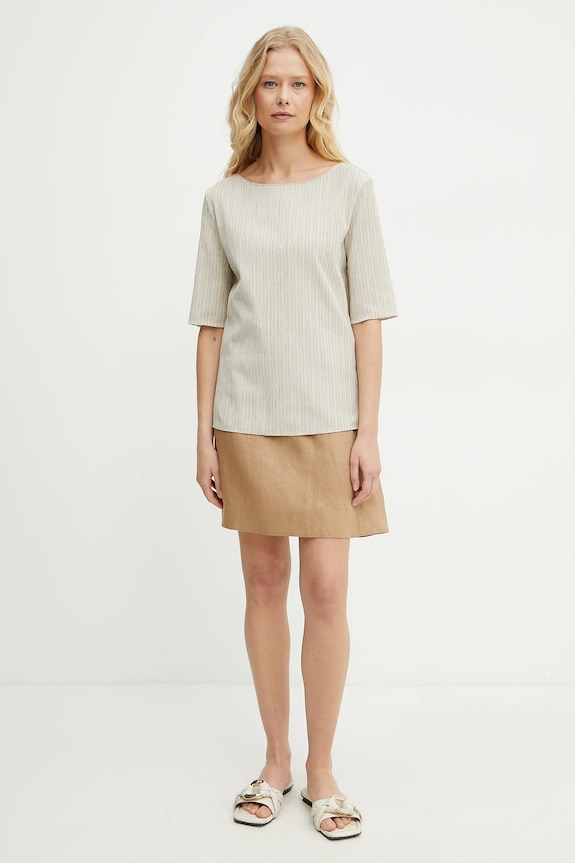 Blúzka MM by Max Mara 2516941028600 béžová SS25