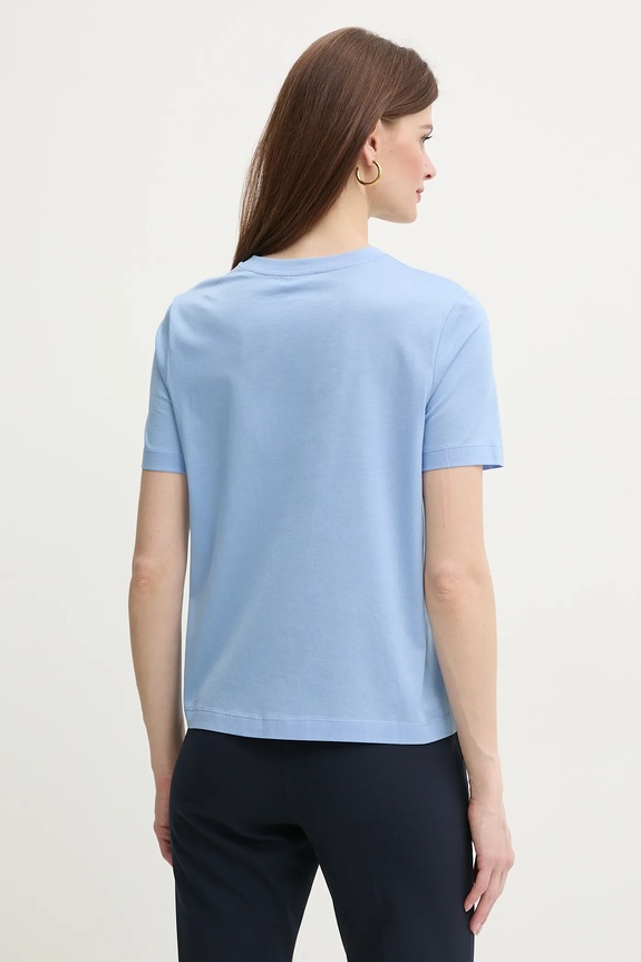 Ruházat Max Mara Leisure pamut póló 2516941038600 kék