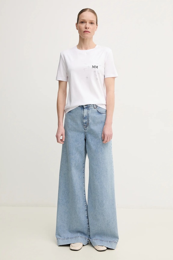 Tričko MM by Max Mara 2516941067600 biela SS25