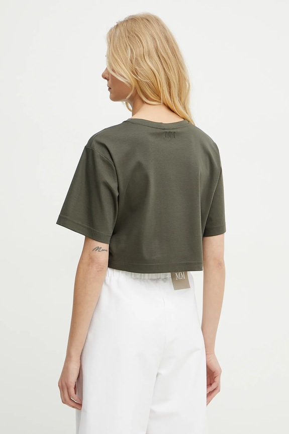 Odzież MM by Max Mara t-shirt 2516941098600 zielony