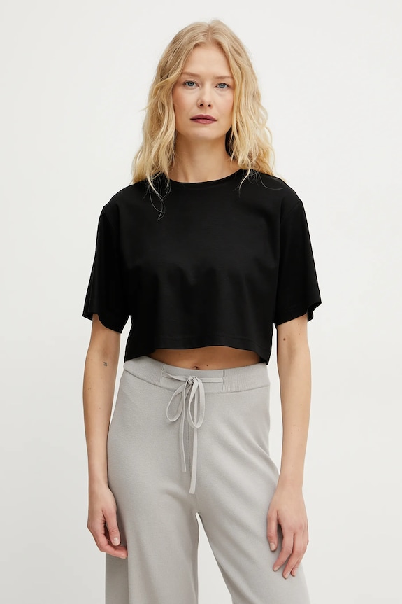 Tričko MM by Max Mara relaxed čierna 2516941098600