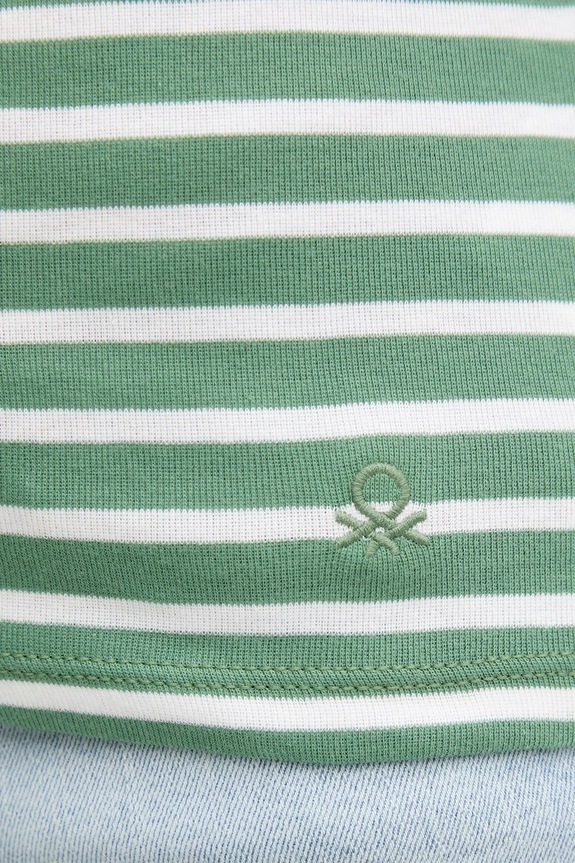 United Colors of Benetton top bawełniany 30YSDH010 zielony