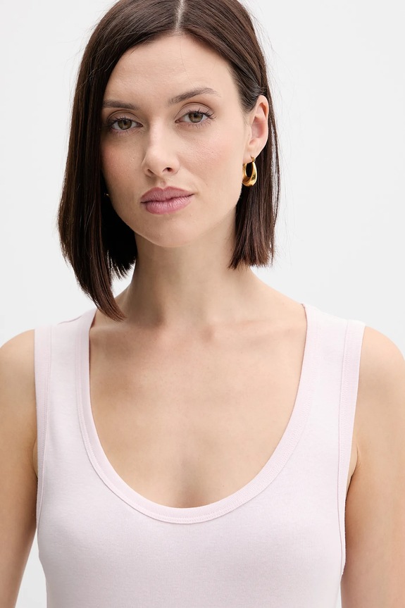 Odzież United Colors of Benetton top bawełniany 3GA2DH010 różowy