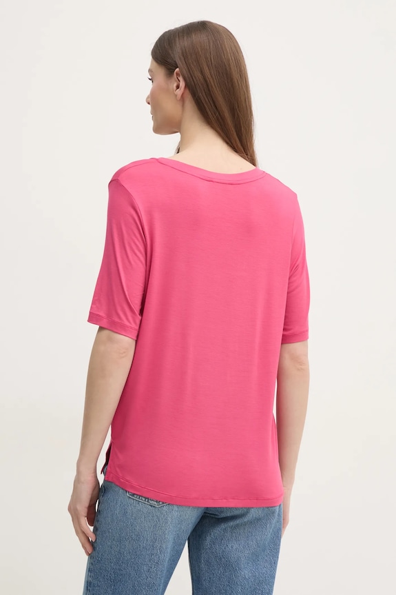 Ruházat United Colors of Benetton t-shirt 3Z12D401G rózsaszín
