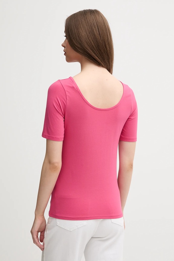 Ρούχα Μπλουζάκι United Colors of Benetton 3FJHD109K ροζ