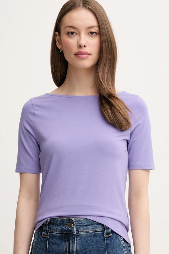 Μπλουζάκι United Colors of Benetton μωβ 3FJHD109K