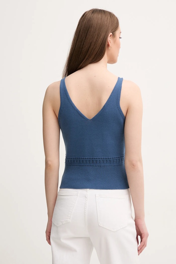 Одяг Бавовняний топ United Colors of Benetton 10C1EH01A темно-синій