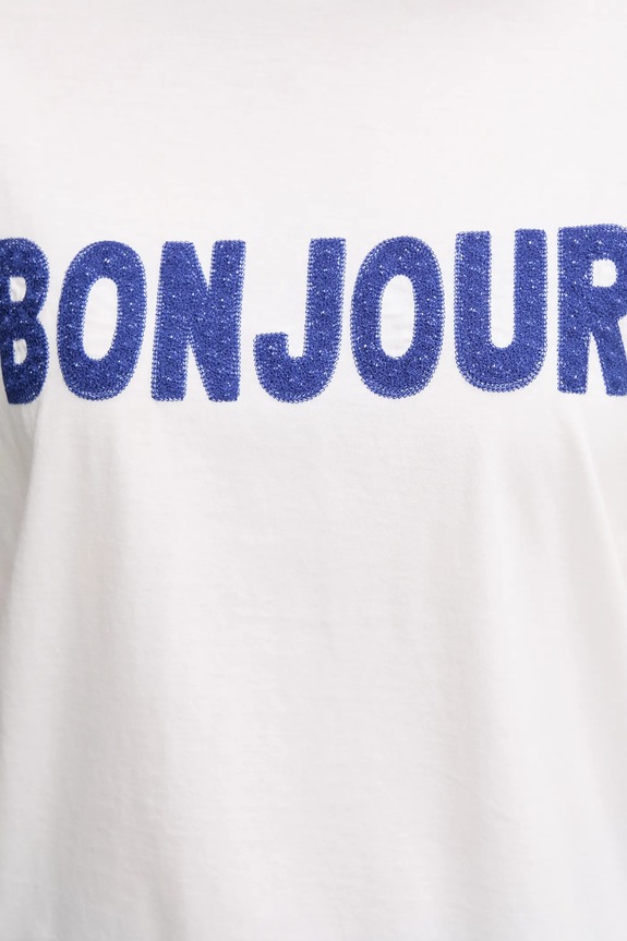 Pamučna majica United Colors of Benetton 3LNSD109Z bež