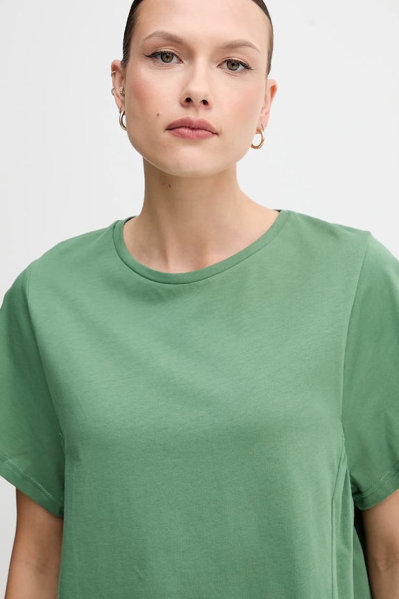 United Colors of Benetton t-shirt in cotone verde 3U53D109U
