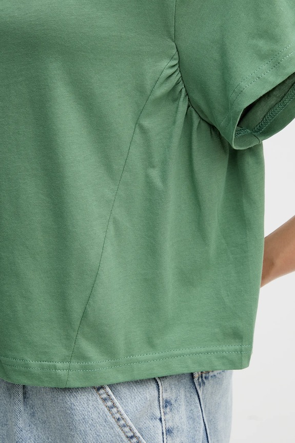 United Colors of Benetton t-shirt in cotone 3U53D109U verde