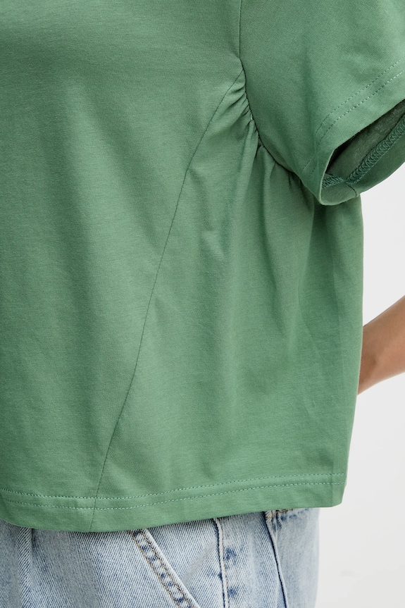 United Colors of Benetton t-shirt in cotone 3U53D109U verde