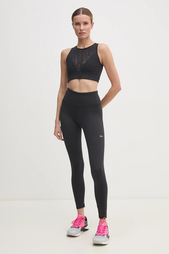 Tréningový top Reebok 100214344 čierna SS25