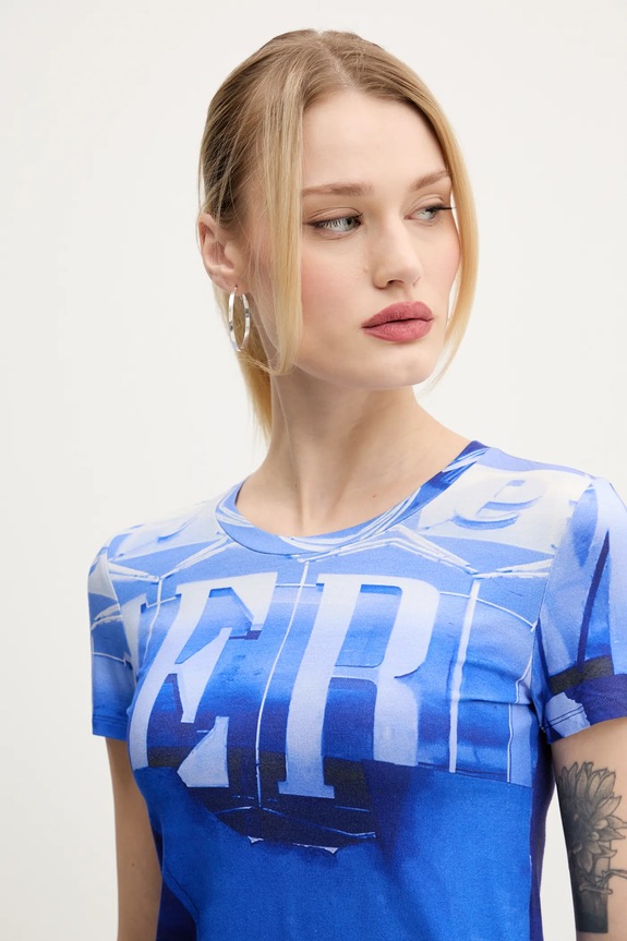 Desigual t-shirt POTOMAC niebieski 25SWTKA0