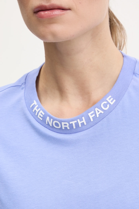Bavlnené tričko The North Face Zumu NF0A87DJ0YI1 fialová