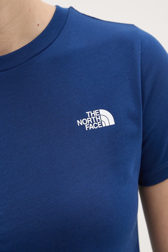 The North Face t-shirt Simple Dome NF0A87NHD1R1 granatowy