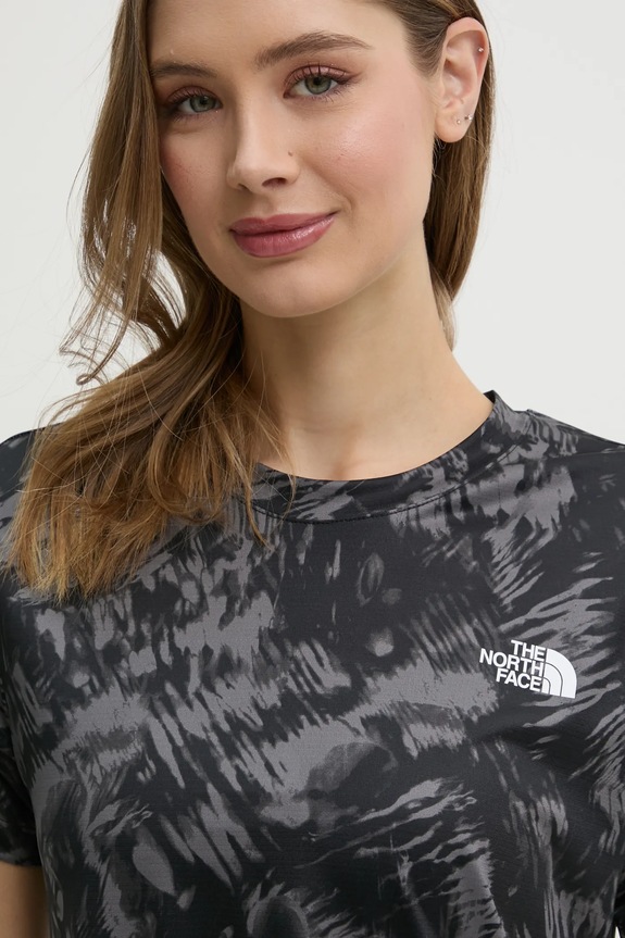 The North Face sportos póló Flex NF0A8BQG8R41 fekete SS25