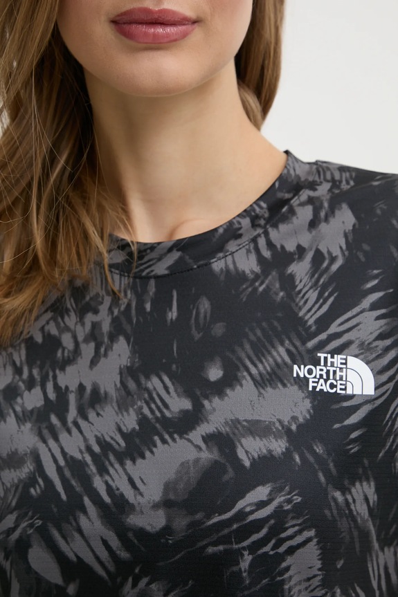 The North Face sportos póló Flex fekete NF0A8BQG8R41