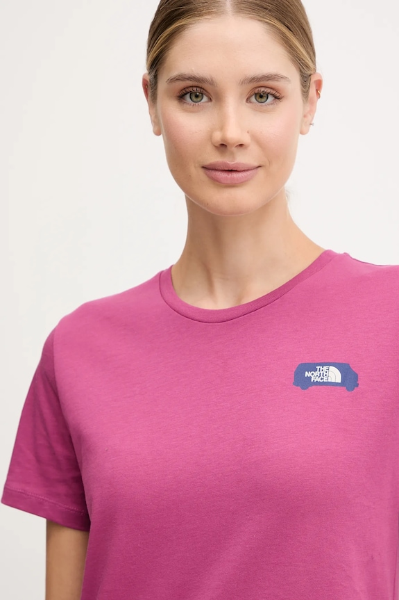 The North Face t-shirt Outdoor Graphic rosa NF0A8C226EO1