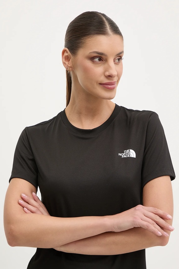 Sportovní triko The North Face Flex černá NF0A8BQEJK31