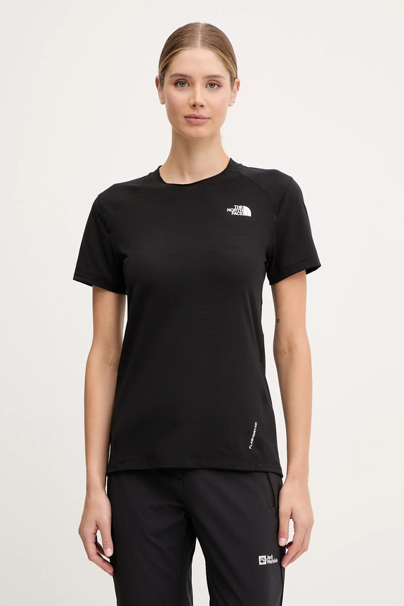 Sportska majica kratkih rukava The North Face Lightning Alpine bez uzorka crna NF0A8BT5JK31