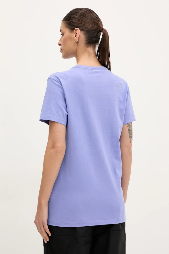 Abbigliamento The North Face t-shirt in cotone Nature Relaxed NF0A8BVW0YI1 violetto