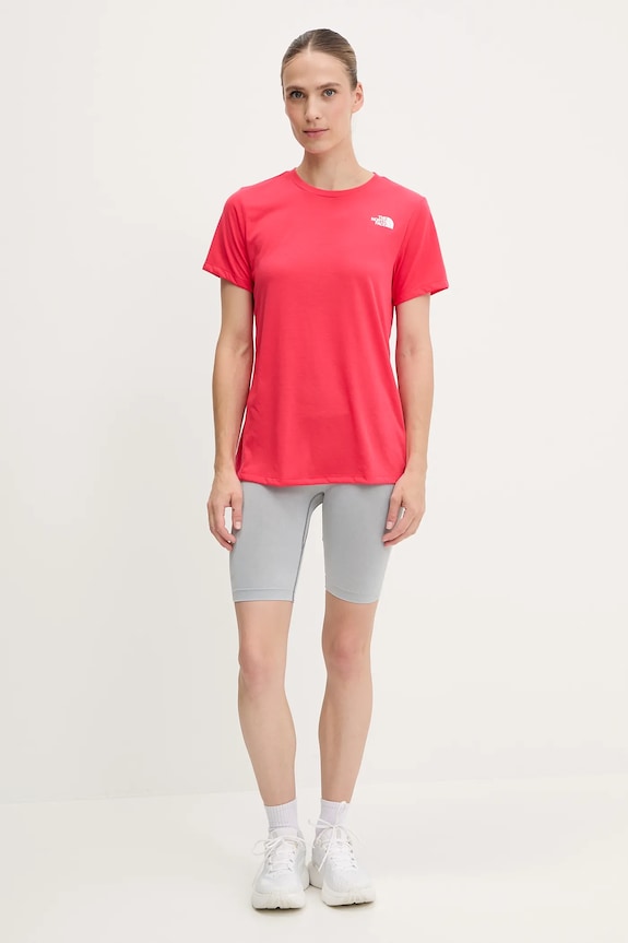 The North Face t-shirt treningowy Foundation Vertical NF0A8BR06IE1 czerwony SS25