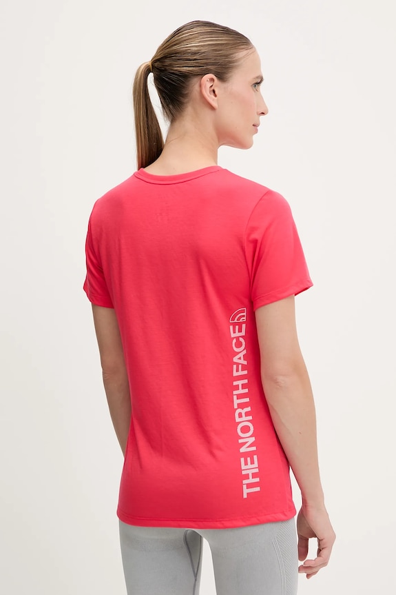 Odzież The North Face t-shirt treningowy Foundation Vertical NF0A8BR06IE1 czerwony