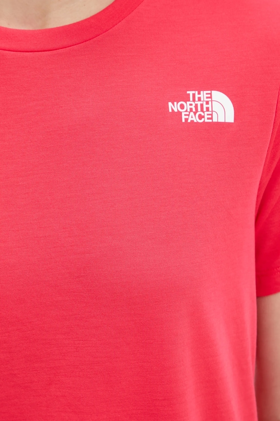The North Face t-shirt treningowy Foundation Vertical NF0A8BR06IE1 czerwony