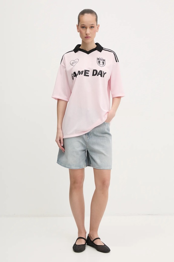 Polo Hugo Blue 50537456 roza SS25