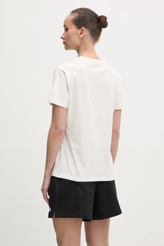 Ρούχα Βαμβακερό μπλουζάκι HUGO 50539101 μπεζ