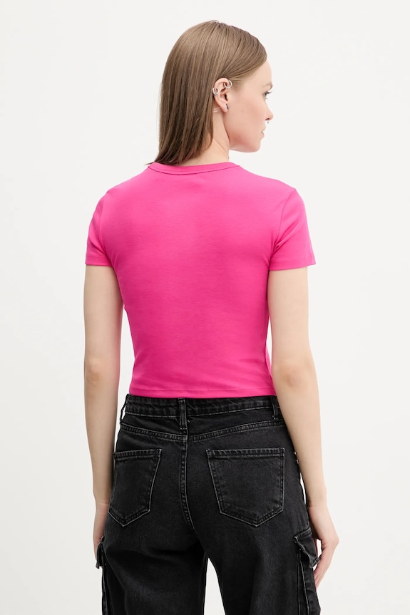 HUGO tricou din bumbac Delanor_2 50539132 roz AW25
