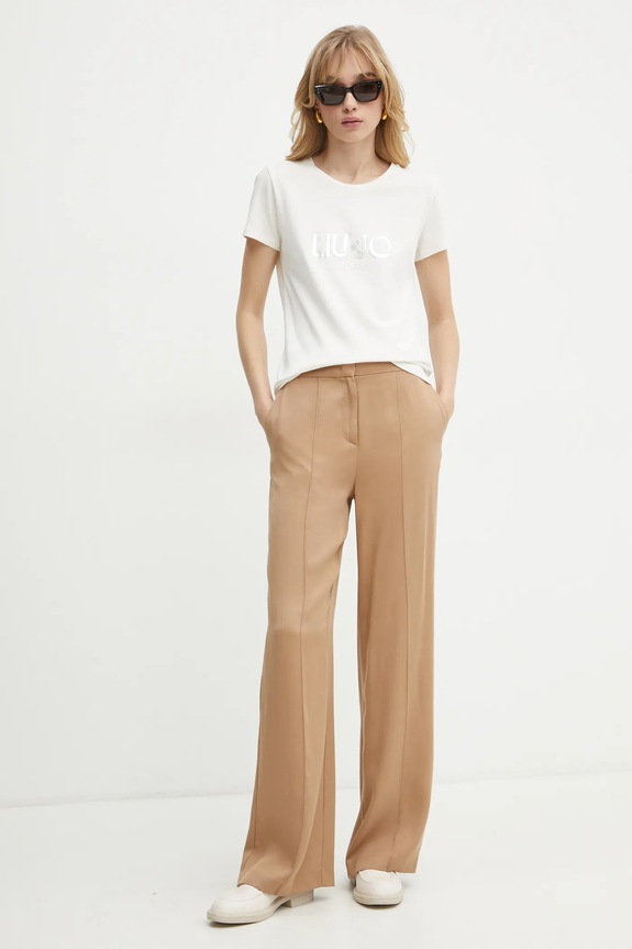 Liu Jo t-shirt TA5214.JS003 beige SS25