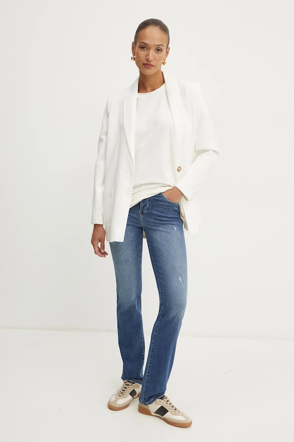 Liu Jo tricou TA5255.JS088 bej SS25
