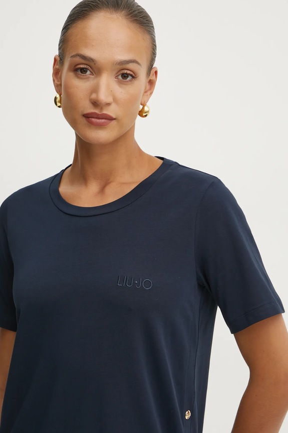 Tričko Liu Jo tmavomodrá TA5255.JS088