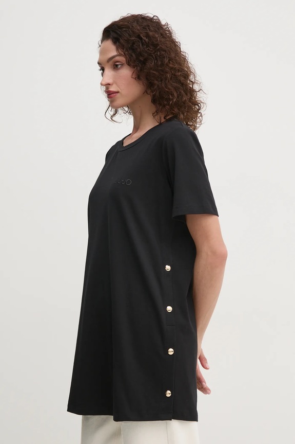 Liu Jo t-shirt TA5255.JS088 czarny SS25