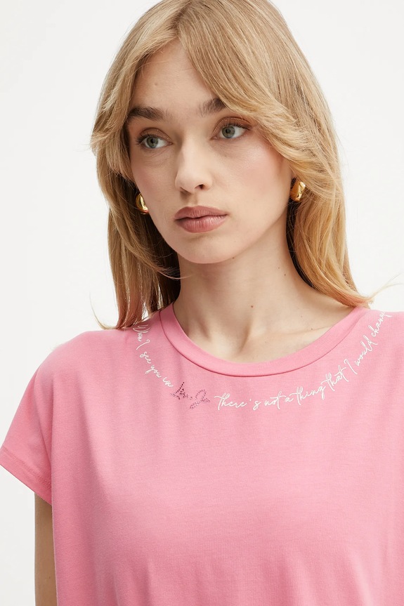 Liu Jo t-shirt rózsaszín TA5268.JS005