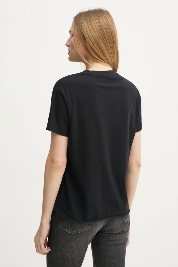 Oblečení Bavlněné tričko ZADIG&VOLTAIRE JWTS02778.11 černá