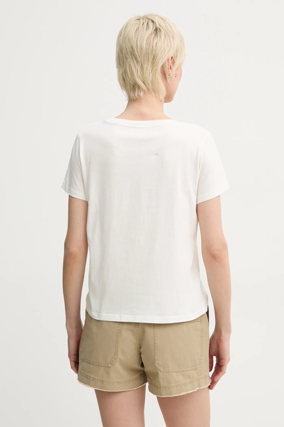 Oblečení Bavlněné tričko ZADIG&VOLTAIRE JWTS02782.103 béžová