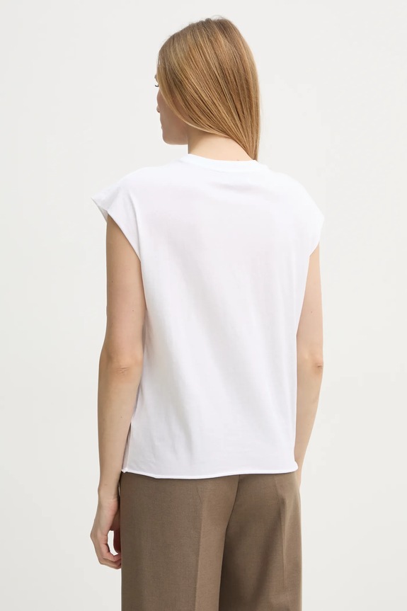 Oblečení Bavlněné tričko ZADIG&VOLTAIRE JWTT01265.107 bílá