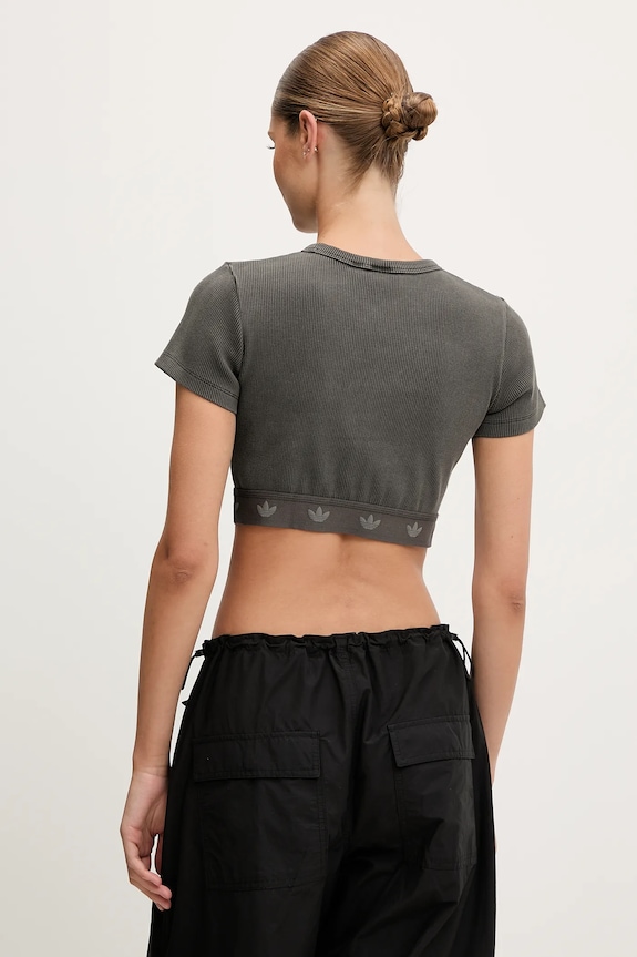 Odzież adidas Originals t-shirt Rib SS Top JD0041 szary
