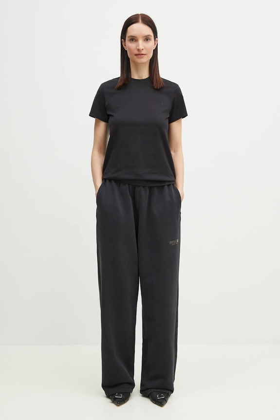 Памучна тениска Y-3 Regular Short Sleeve Tee IW0069 черен