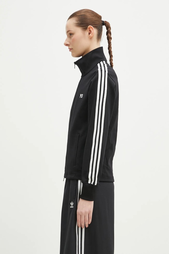 Y-3 felpa 3-Stripes Track Top IW7460 nero SS25