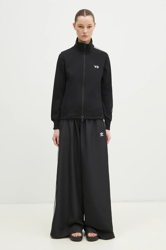 Y-3 felpa 3-Stripes Track Top IW7460 nero