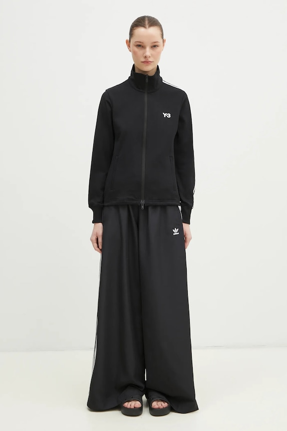 Y-3 felpa 3-Stripes Track Top IW7460 nero