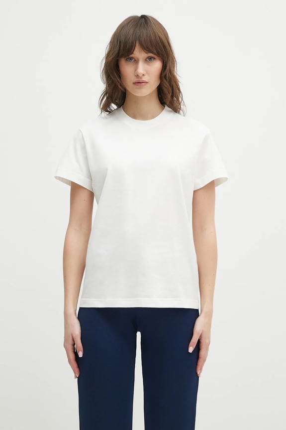 Pamučna majica Y-3 Regular Short Sleeve Tee regular bijela IX0391