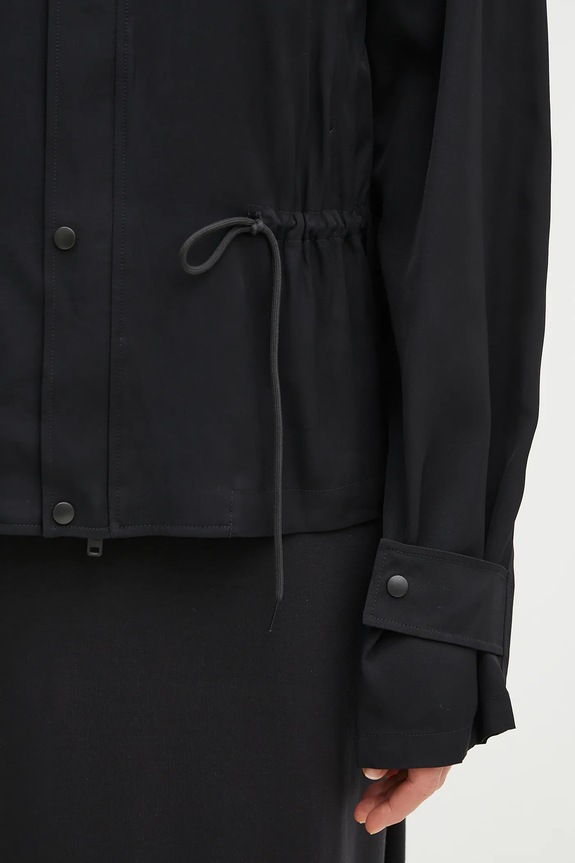 Y-3 parka Rayon Twill Hooded Top czarny JD1760