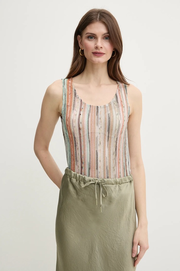 Missoni top slim beige DS25SK0C.BR002H