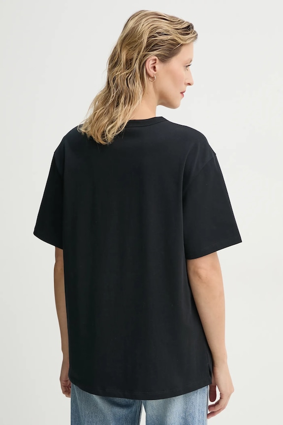 Odzież Levi's t-shirt bawełniany TABOR TEE 001HI czarny