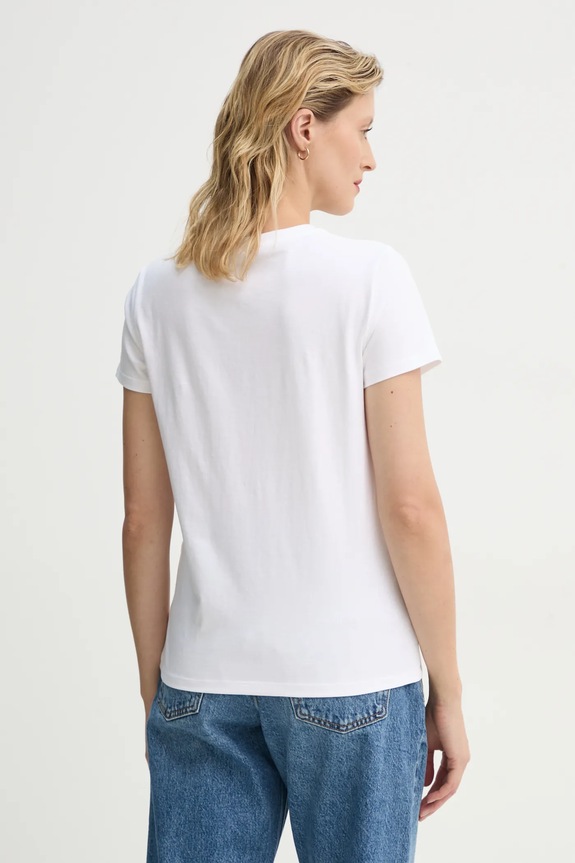 Odzież Levi's t-shirt bawełniany THE PERFECT TEE 17369. biały